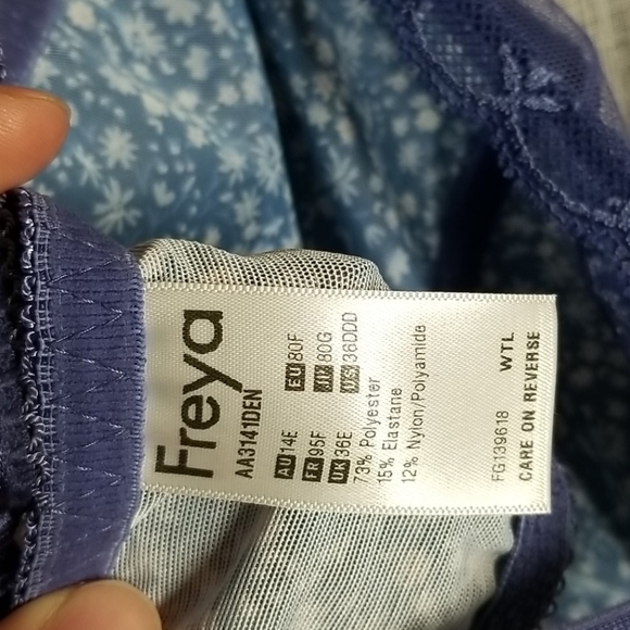 NWT Freya Jasmine Meadow Plunge Bra 36DDD - Picture 6 of 6